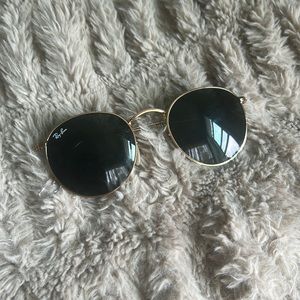 Round gold ray ban sunglasses